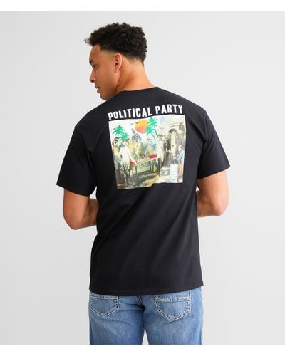 Riot Society Political Party T-shirt - Black
