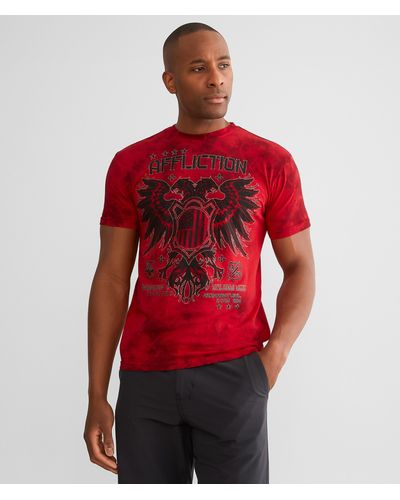 Affliction Coaxial T-shirt - Red