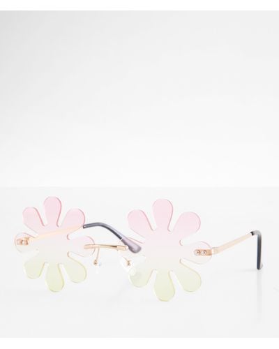 BKE Flower Sunglasses - Natural