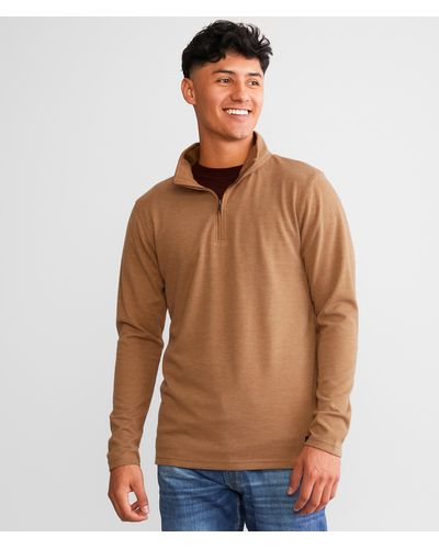 Outpost Makers Quarter Zip Pullover - Brown