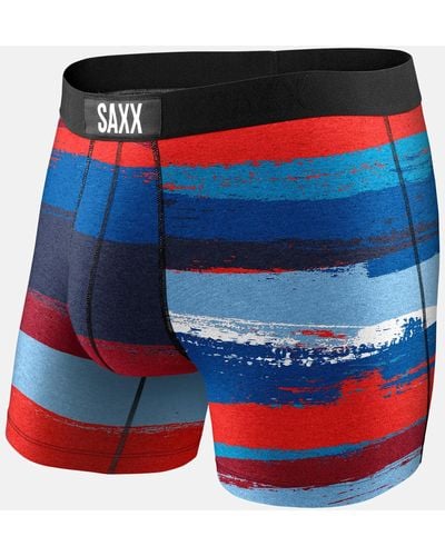 Saxx Underwear Co. Vibe Stretch Boxer Briefs - Red