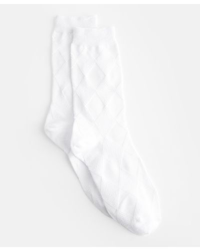 BKE Textured Socks - White