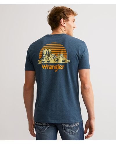 Wrangler Sunset T-shirt - Blue