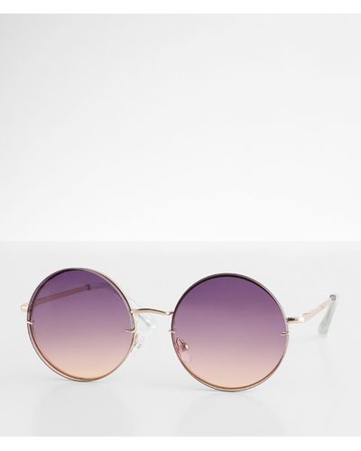 BKE Round Trend Sunglasses - Purple