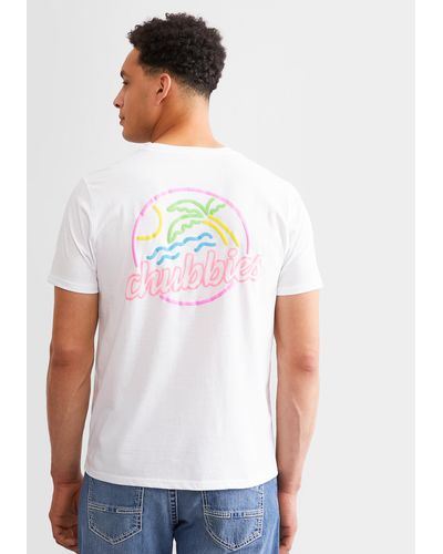 Chubbies The Neon Dream T-shirt - White