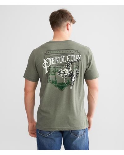 Pendleton Rodeo Plaque T-shirt - Green