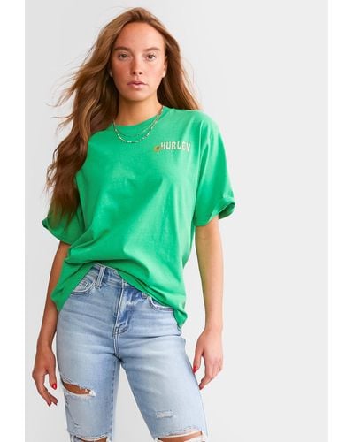 Hurley Shoreline Boyfriend T-shirt - Green
