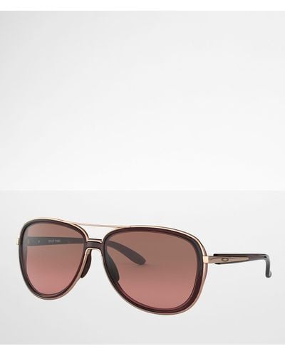 Oakley Split Time Aviator Sunglasses - Pink