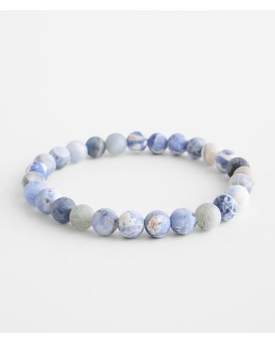 BKE Marble Stretch Bracelet - Blue