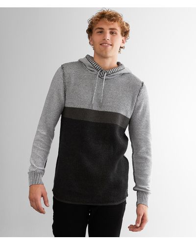 BKE Patrick Hooded Sweater - Gray