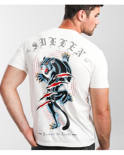 Sullen Rip Panther T-shirt - White