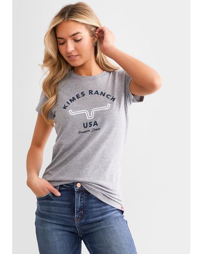Kimes Ranch Arch T-shirt - Gray