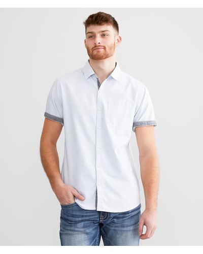 Departwest Solid Oxford Shirt - White