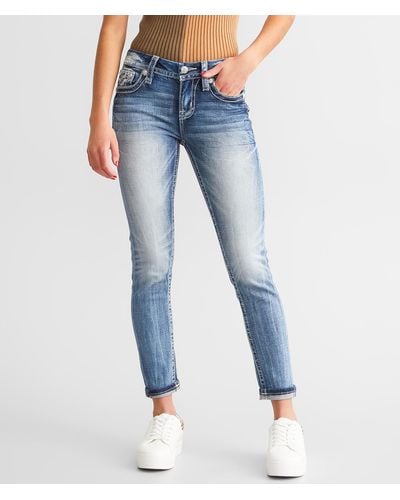 Miss Me Mid-rise Ankle Skinny Stretch Jean - Blue