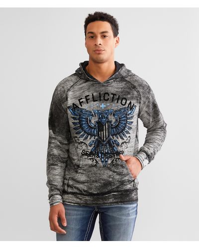 Affliction Active Duty Reversible Hoodie - Gray