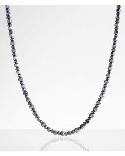 BKE Beaded 20" Necklace - Metallic