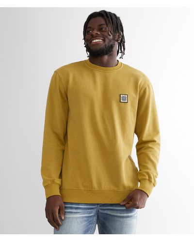Vissla Solid Sets Eco Washed Pullover - Yellow