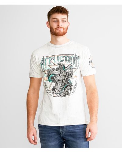 Affliction American Customs Ironsmith T-shirt - White