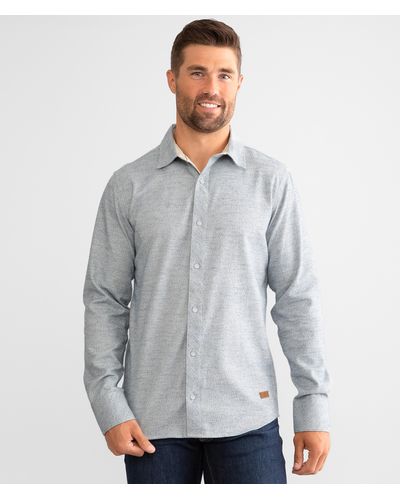 Outpost Makers Flannel Shirt - Gray