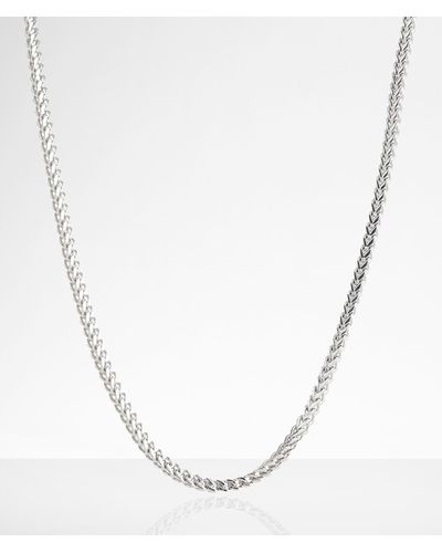 BKE Rope Chain 21" Necklace - White
