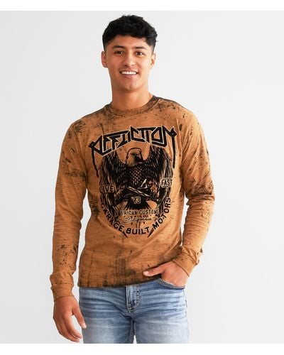Affliction American Customs High Speed Glory T-shirt - Brown