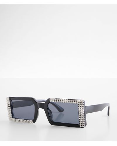 BKE Glitz Sunglasses - White