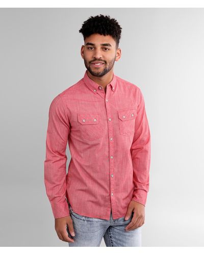 Outpost Makers Marled Shirt - Red