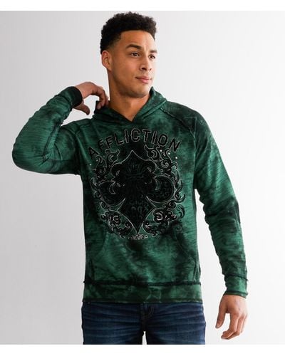 Affliction American Customs Signify Reversible Hoodie - Green