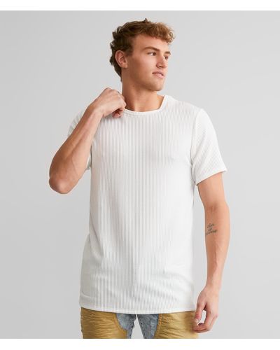 Rustic Dime Ribbed T-shirt - White
