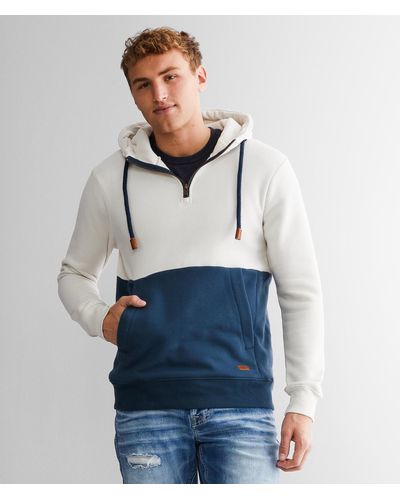 Outpost Makers Color Block Hooded Sweatshirt - Gray