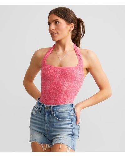 Free People With Love Bodysuit - Pink
