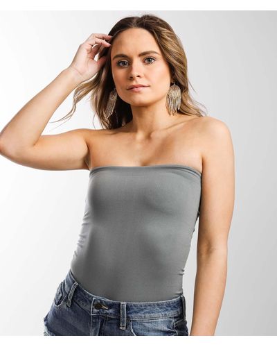 Free People Carrie Tube Top - Gray