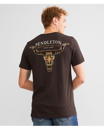 Pendleton Harding Skull T-shirt - Brown