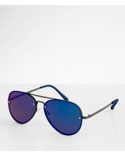 BKE Blue Aviator Sunglasses