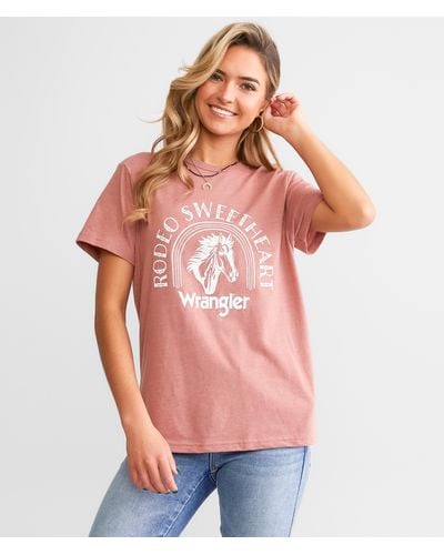 Wrangler Retro Rodeo Sweetheart T-shirt - Red