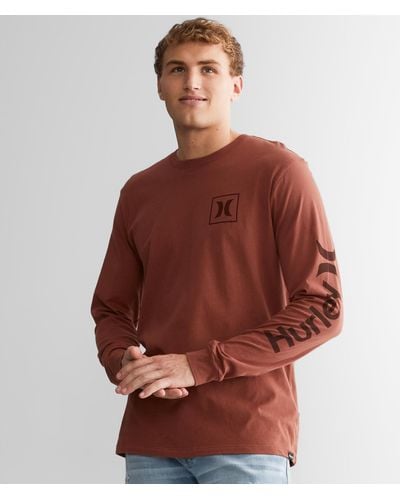 Hurley One & Only T-shirt - Brown