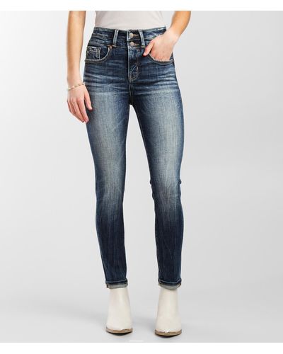 Buckle Black Fit No. 35 Ankle Skinny Cuffed Jean - Blue