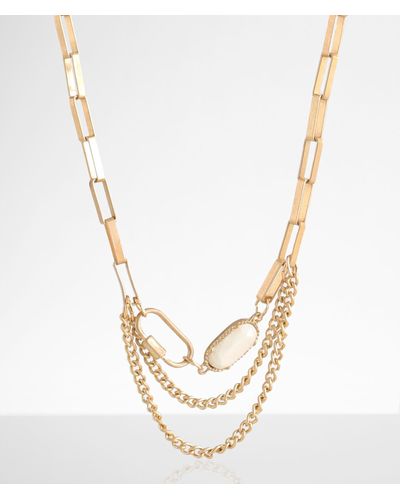 BKE Chain Link Necklace - Metallic