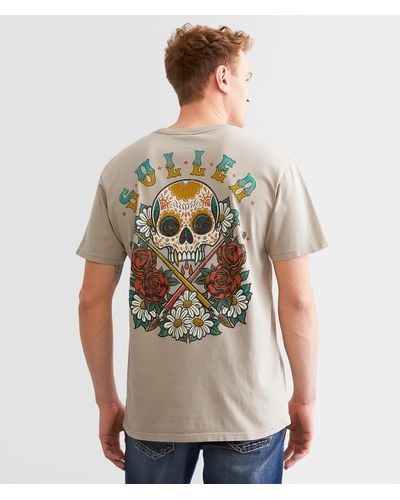 Sullen Los Muertos T-shirt - Brown