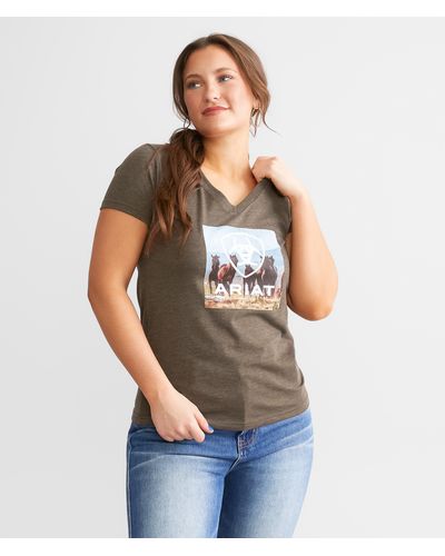 Ariat Horse Rider T-shirt - Brown