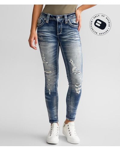 Rock Revival Cyrus Mid-rise Ankle Skinny Jean - Blue