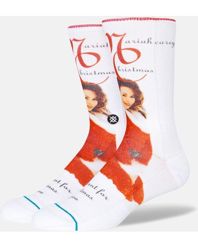 Stance Mariah Carey Make My Wish Come True Socks - White