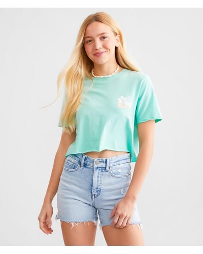 Reef Koda Cropped T-shirt - Blue