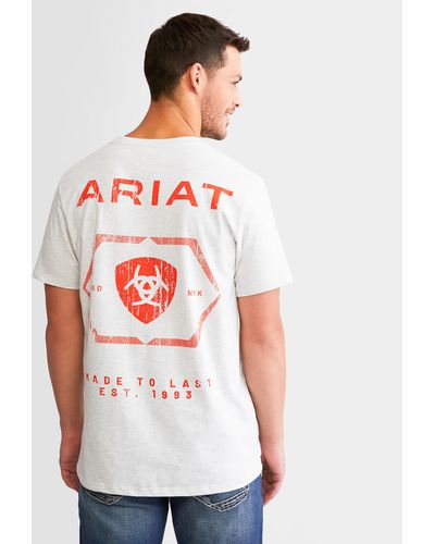 Ariat Stacked Grater T-shirt - White