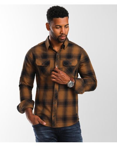 Outpost Makers Plaid Shirt - Brown