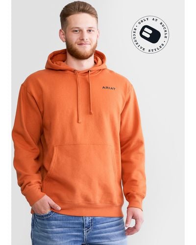 Ariat Country Pride Hooded Sweatshirt - Orange