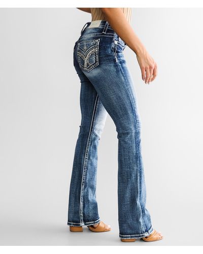 Miss Me Mid-rise Tailored Boot Stretch Jean - Blue