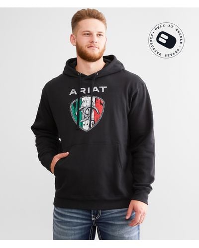 Ariat Barn Shield Hooded Sweatshirt - Black