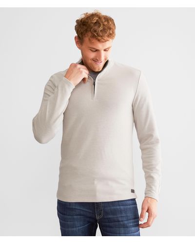 Outpost Makers Quarter Zip Pullover - White