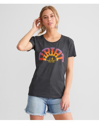 Ariat Rainbow Sunset T-shirt - Gray